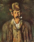 Man with a Pipe Paul Cezanne